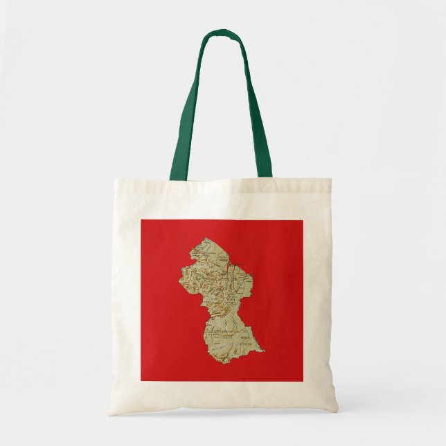 Guyana Map Bag (Front)