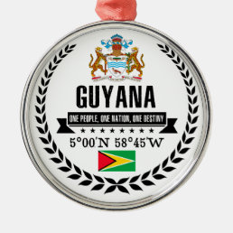 Guyana Metal Ornament