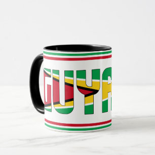 Guyana National Flag Patriotic Coffee Mug