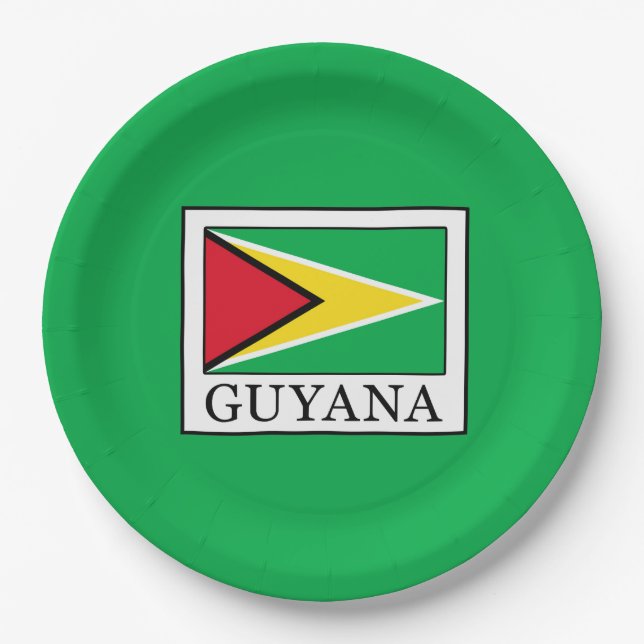 Guyana Paper Plates (Front)