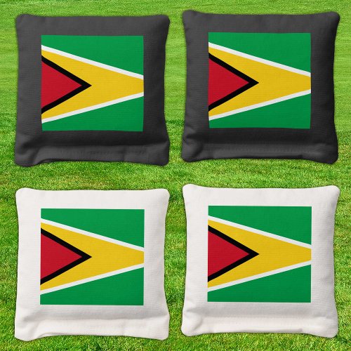 Guyana patriotic bags Guyana Flag Cornhole Bags