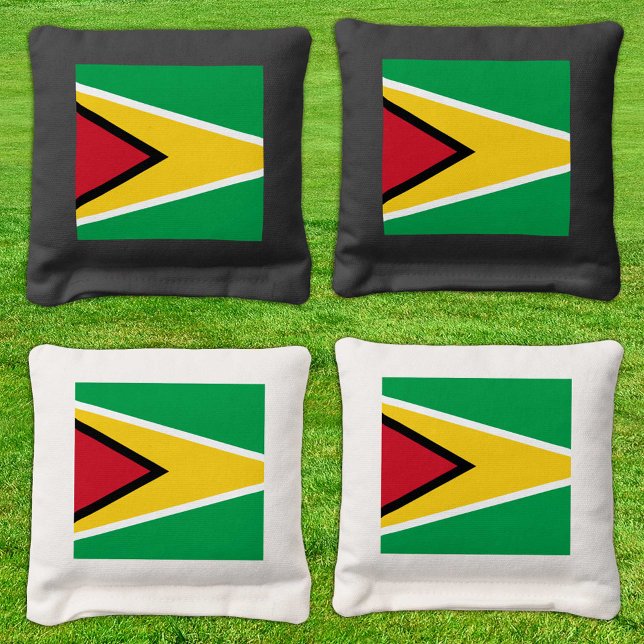 Guyana patriotic bags, Guyana Flag Cornhole Bags (Creator Uploaded)
