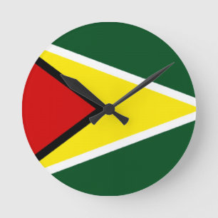 Guyana Round Clock