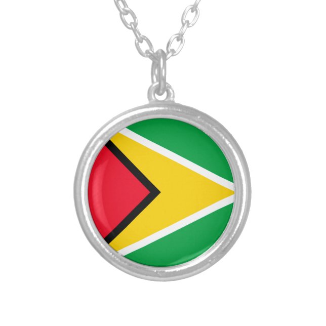 Guyana Silver Plated Necklace (Front)