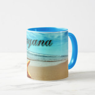 Guyana starfish mug