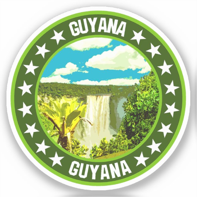 Guyana                                             sticker (Front)