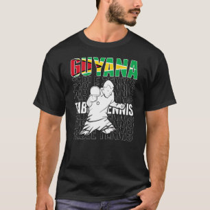 Guyana Table Tennis Support Guyanese Ping Pong T-Shirt