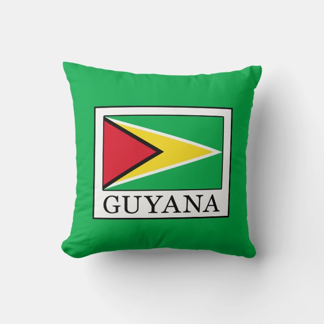 Guyana Throw Pillow (Front)