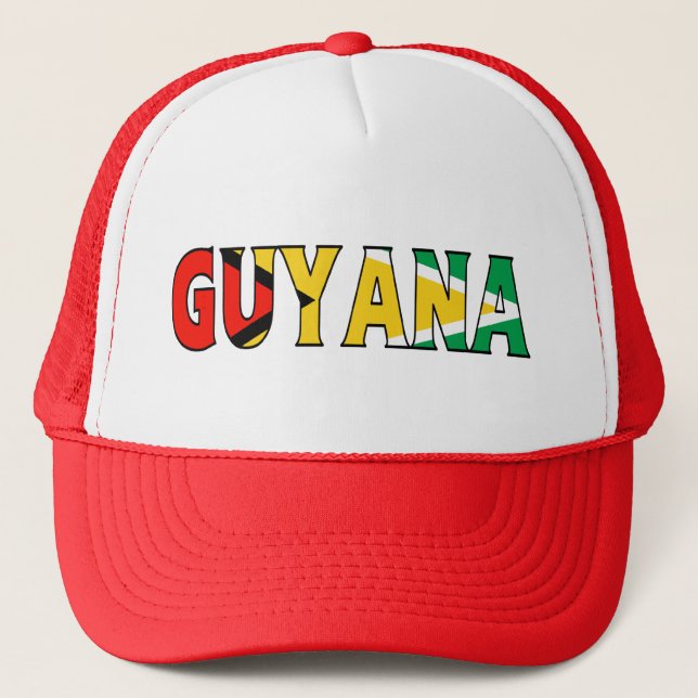 Guyana Trucker Trucker Hat (Front)