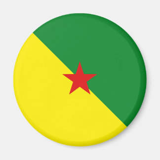 Guyane Fisheye Flag Magnet