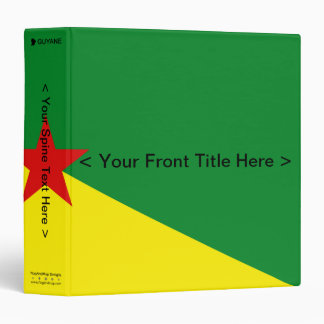 Guyane Flag Binder