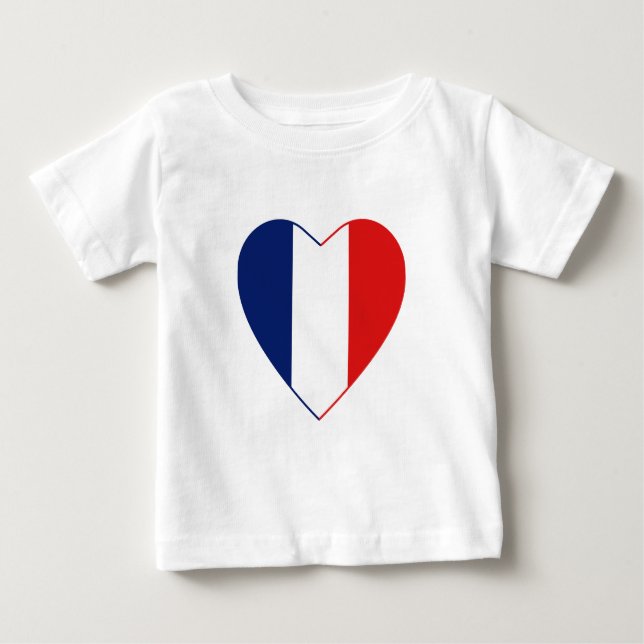 Guyane Flag Heart T-Shirt (Front)