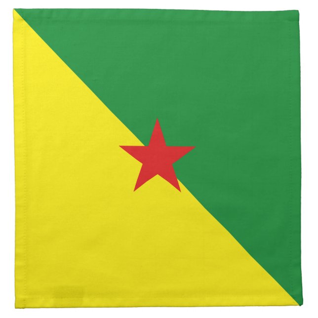 Guyane Flag Napkin (Front)