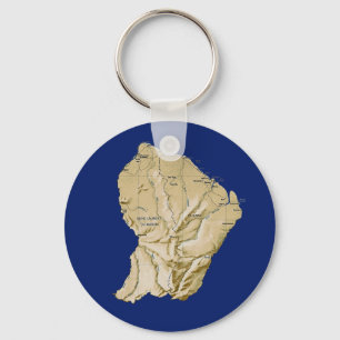 Guyane Map Keychain