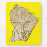 Guyane Map Mousepad
