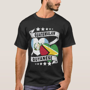 Guyanese And Guatemelan Flag T-Shirt