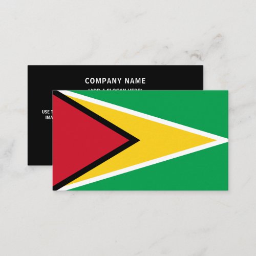 Guyanese Flag Flag of Guyana Business Card