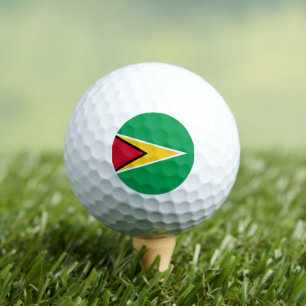 Guyanese Flag, Flag of Guyana Golf Balls