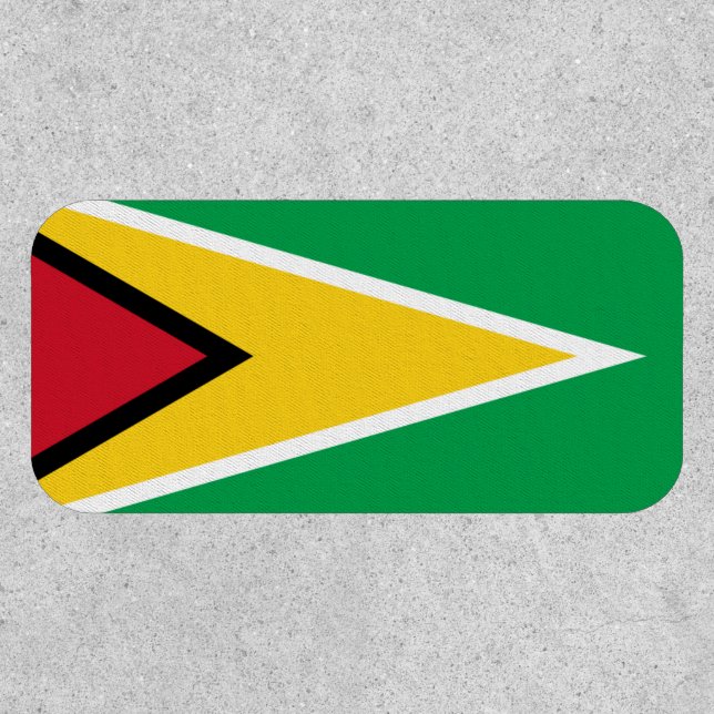 Guyanese Flag, Flag of Guyana Patch (Front)