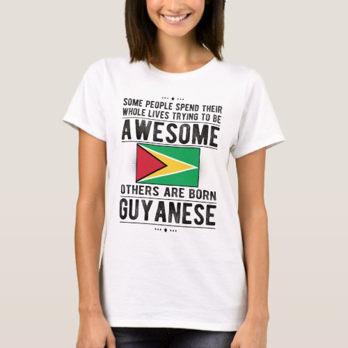 Guyanese Flag Guyana Heritage Guyanese Roots T_Shirt