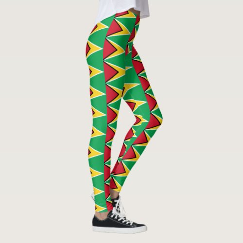 Guyanese flag leggings