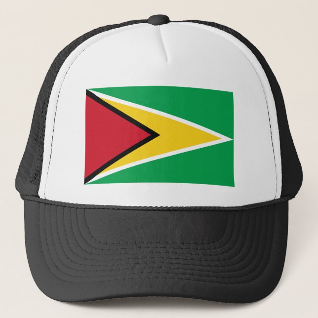 Guyanese flag trucker hat (Front)