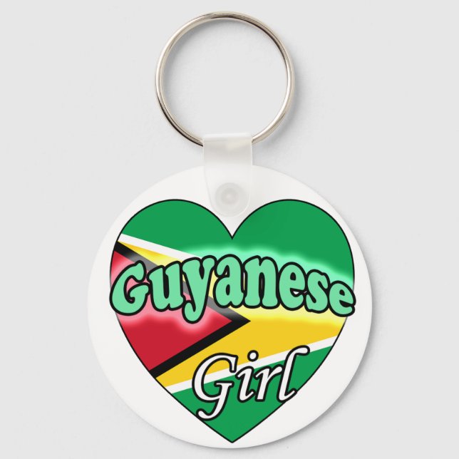 Guyanese Girl Keychain (Front)