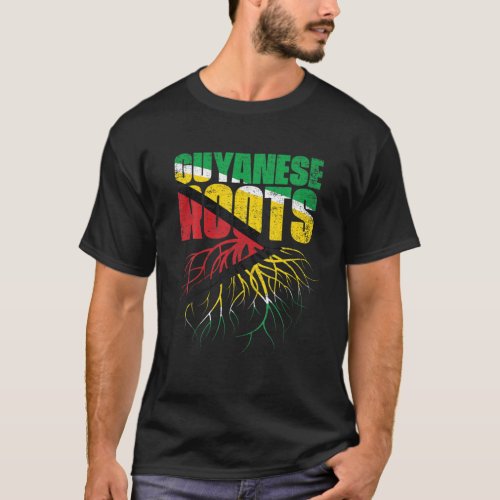 Guyanese Roots Guyana Pride Flag T_Shirt