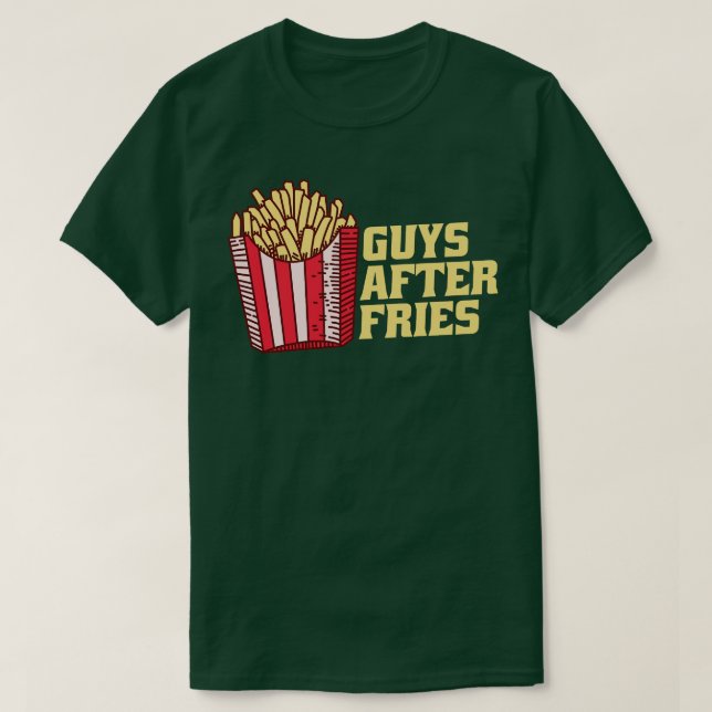 Guys After Fries  T-Shirt (Design Front)