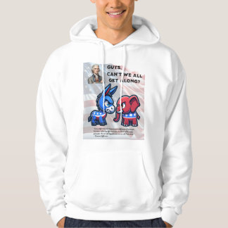 Guys Can't We All Get Along Election Design Hoodie