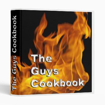 Guys Cookbook Binder by DesignsbyLisa at Zazzle