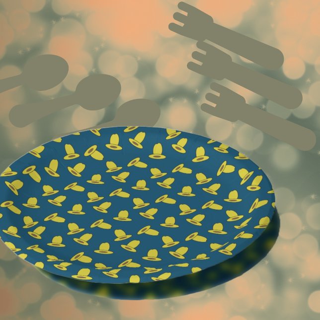 Guys Cowboy Birthday Party  Paper Plates (Creator Uploaded)