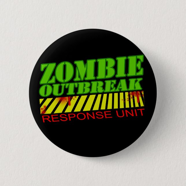guys girls undead zombies funny zombie shirt button (Front)