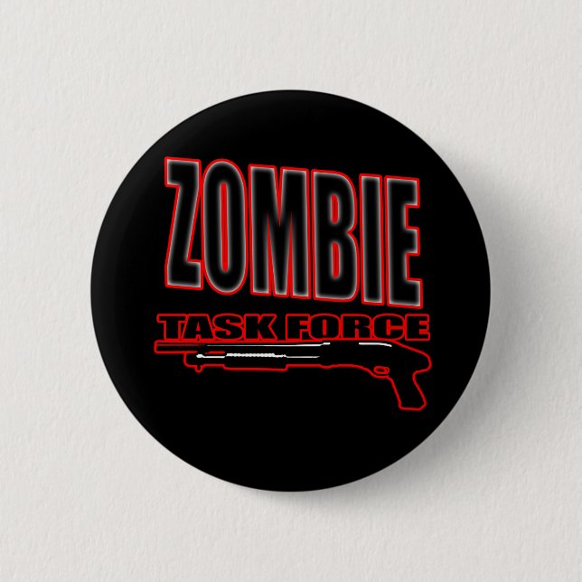 guys girls undead zombies funny zombie shirt button (Front)