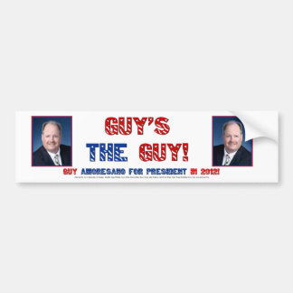 Guy's the Guy in 2012 Bumper Sticker