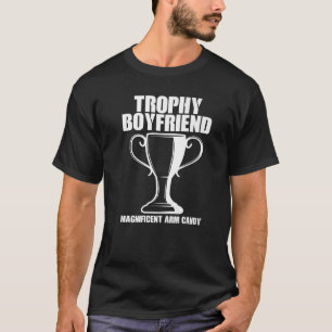 Guys Trophy Boyfriend Men's Vintage Style Trophy B T-Shirt
