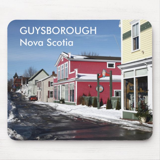 Guysborough, Nova Scotia Mouse Pad (Front)