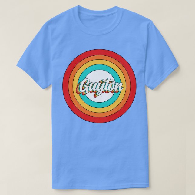 Guyton Name Shirt Vintage Guyton Circle (Design Front)