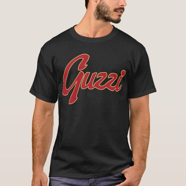 Guzzi Classic Stitch Script T-Shirt (Front)