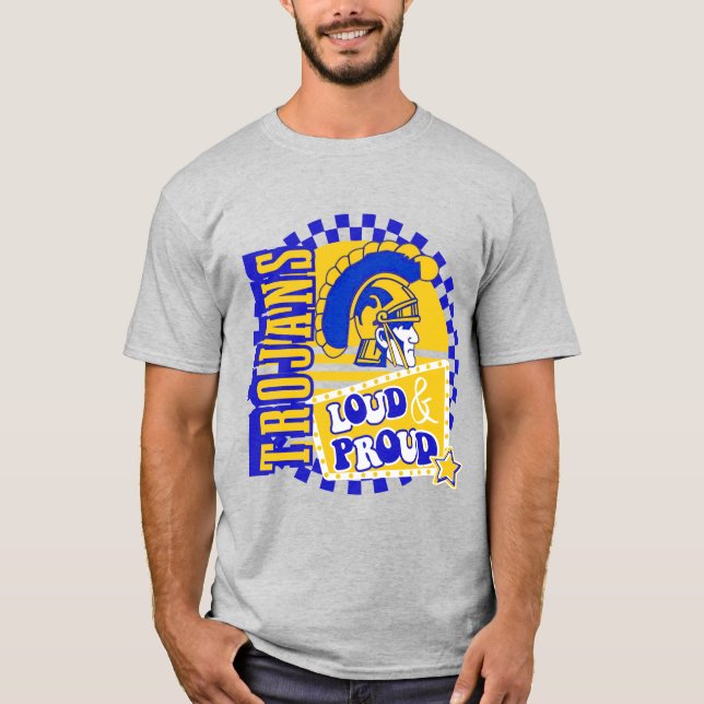 G'ville Trojan Football Spirit wear T-Shirt (Front)