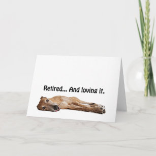 GVV Greyhound Retired and Loving It Card