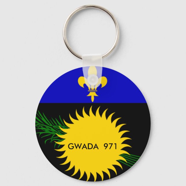 Gwada 971 Key Chain (Front)