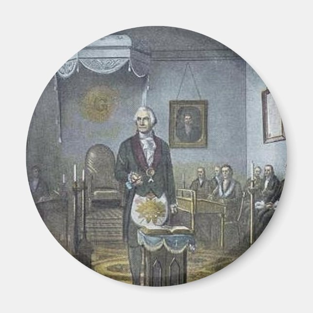 GWAlexandriaLodgePC1 Magnet (Front)