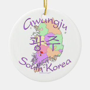 Gwangju South Korea Ceramic Ornament