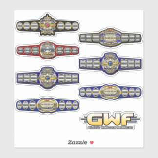 GWF Golden Age Title Set 1 Sticker