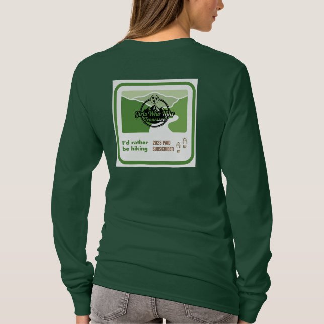 GWHTN Subscriber 2023 Long Sleeve T T-Shirt (Back)