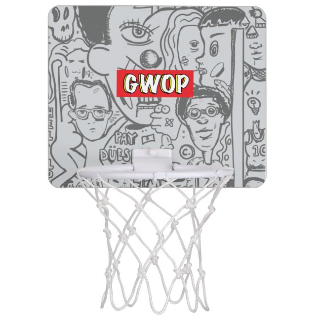GWOP B-Ball Goals Mini Basketball Hoop (Front)