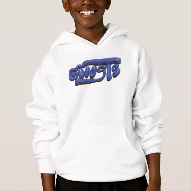 Gwosts 3D Kid's Hoodie (Front)