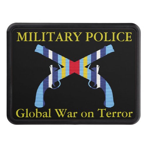 GWOT Ribbon Military Police Hitch Cover