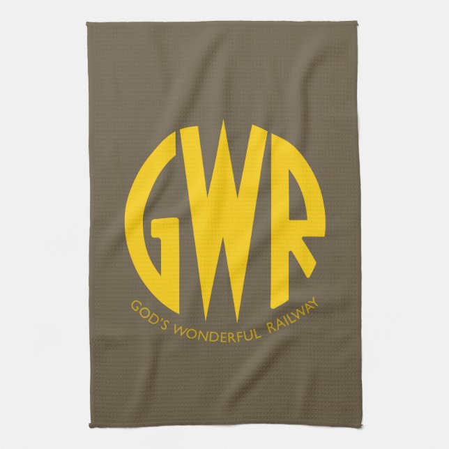 GWR Great Western Railways 1930 Trains Hiking Duck Towel (Vertical)